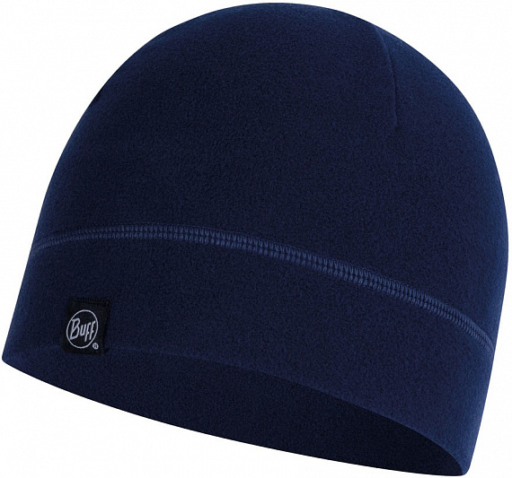Шапка Buff Polar Hat Solid Night Blue - Фото 1 большая