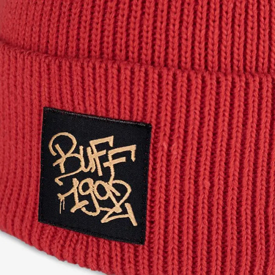 Шапка детская Buff Knitted Deik Orange Red - Фото 2 большая