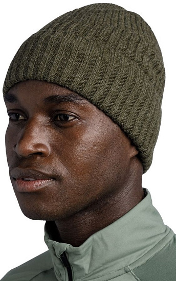 Шапка Buff Knitted & Fleece Band Renso Silversage - Фото 2 большая