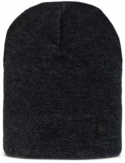Шапка Buff Merino Fleece Black - Фото 1 большая