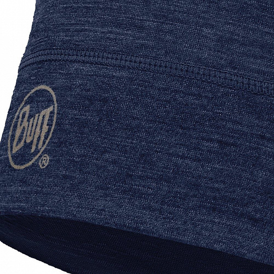 Шапка Buff LW Merino Wool Hat Solid Denim - Фото 2 большая