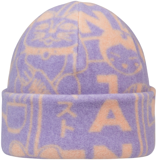 Шапка Buff Polar Prints Leta Grape Ice - Фото 1 большая