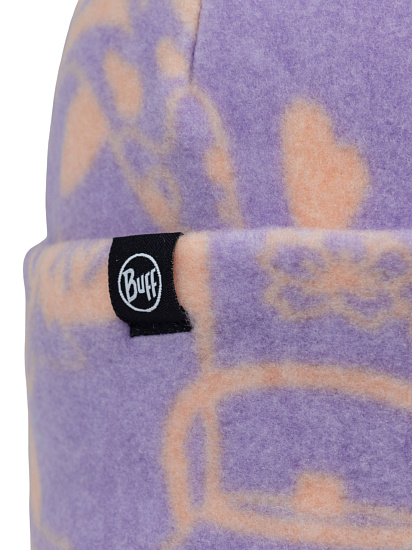 Шапка Buff Polar Prints Leta Grape Ice - Фото 2 большая