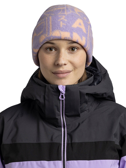 Шапка Buff Polar Prints Leta Grape Ice - Фото 3 большая