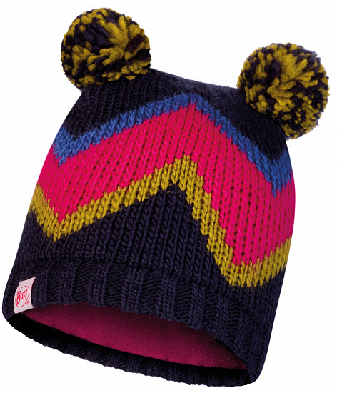 Шапка Buff Child Knitted&Polar Hat Arild Deepblue - Фото 1 большая