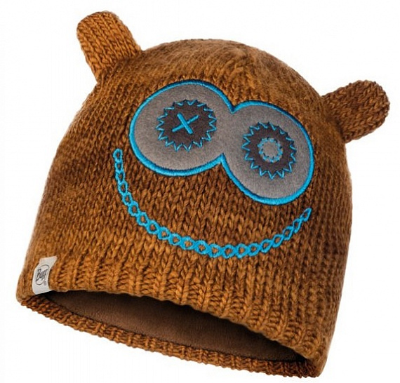 Шапка Buff Child Knitted&Polar Hat Monster Tundra Khaki - Фото 1 большая