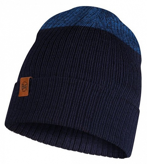 Шапка Buff Knitted Hat Dima Night Blue - Фото 1 большая