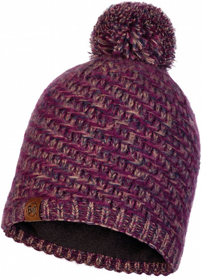 Шапка Buff Knitted&Polar Hat Agna Violet - Фото 1 большая