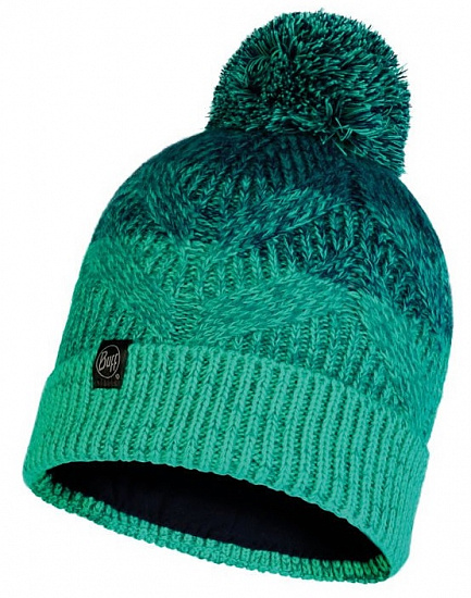 Шапка Buff Knitted&Polar Hat Masha Turquoise - Фото 1 большая