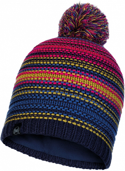 Шапка Buff Knitted&Polar Hat Neper Night Blue - Фото 1 большая