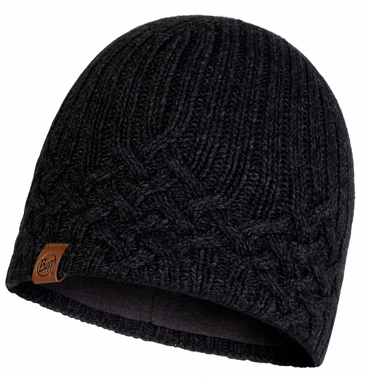 Шапка Buff Knitted&Polar Hat Ney Helle Graphite Graphite - Фото 1 большая
