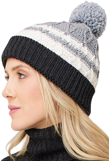 Шапка Krimson Klover Prima Beanie Charcoal - Фото 2 большая