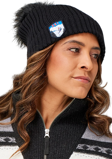 Шапка Krimson Klover Escapade Beanie Black - Фото 3 большая