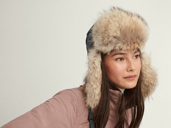 Шапка женская Canada Goose Aviator Graphite - Фото 2 большая