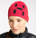 Шапка Haglofs Reversible Logo Scarlet Red/True Black - Фото 4 малая