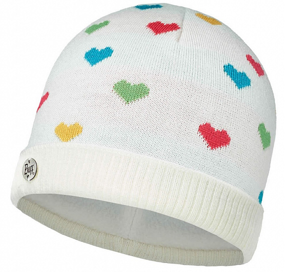 Шапка Buff Child Knitted & Polar Buff Core Starwhite - Фото 1 большая