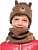 Шапка детская Buff Knitted Funn Bear Fossil - Фото 2 малая