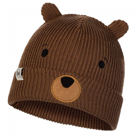 Шапка детская Buff Knitted Funn Bear Fossil - Фото 1 большая