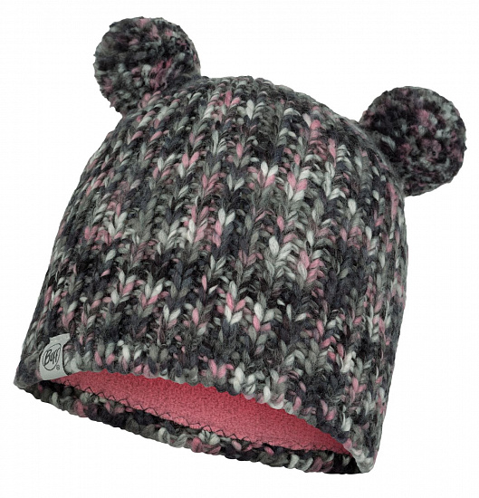 Шапка детская Buff Child Knitted & Fleece Hat Lera Castlerock Grey