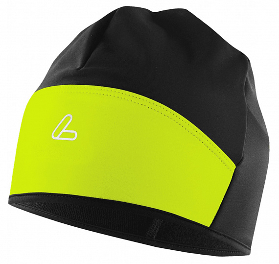 Шапка Loffler Windstopper® Neon Yellow - Фото 1 большая