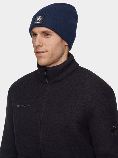 Шапка Mammut Fedoz Marine - Фото 2 большая