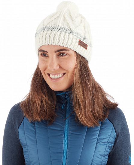 Шапка женская Mammut Sally Bright White - Фото 2 большая