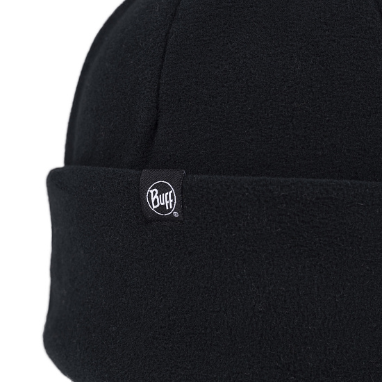Шапка Buff Polar Prints Solid Black - Фото 2 большая