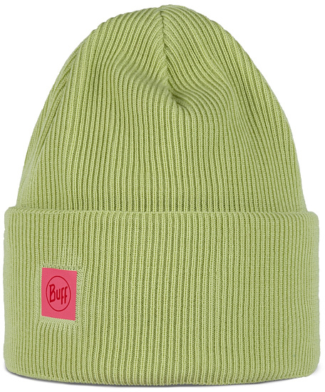 Шапка Buff Crossknit Solid Sheen Yellow - Фото 1 большая
