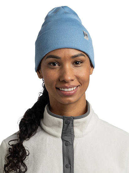 Шапка Buff Knitted Lilon Lake Blue - Фото 4 большая