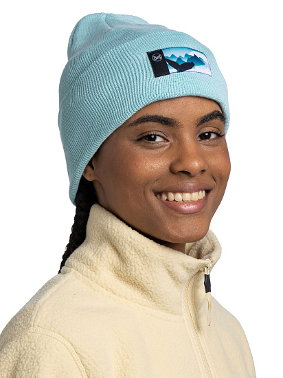 Шапка Buff Knitted Lilon Gem Malachite - Фото 3 большая