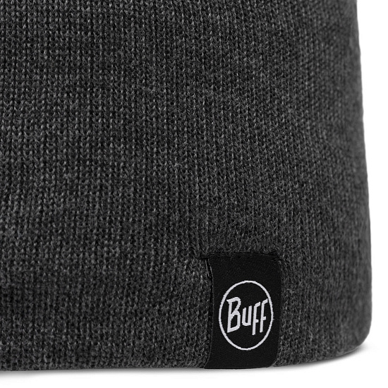 Шапка Buff Knitted & Fleece Lilon Short Grey Heather - Фото 2 большая