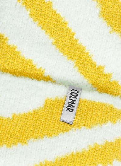 Шапка женская Colmar Waving Smart Yellow/Bianco - Фото 3 большая