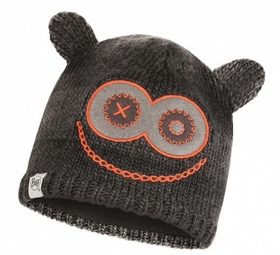 Шапка детская Buff Knitted&Polar Monster Jolly Black - Фото 1 большая