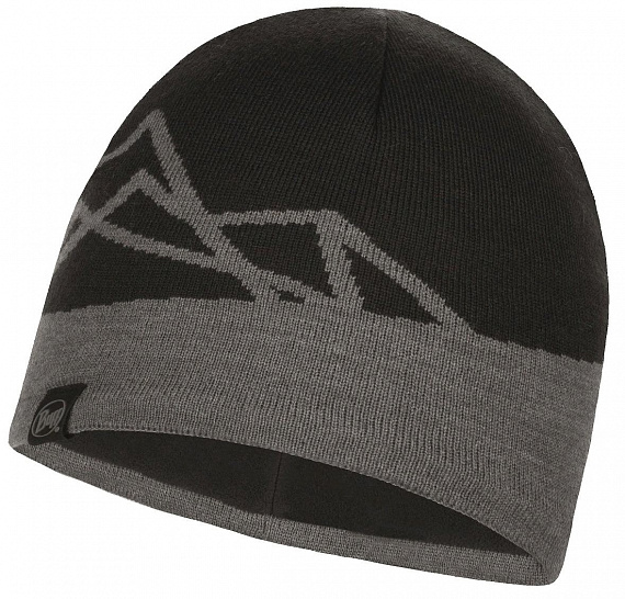 Шапка Buff Knitted&Polar Yost Black - Фото 1 большая