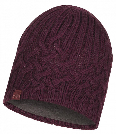 Шапка Buff Knitted&Polar Helle Wine - Фото 1 большая