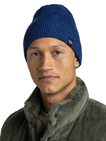 Шапка Buff Knitted & Full Fleece Renvi Midnight - Фото 3 большая