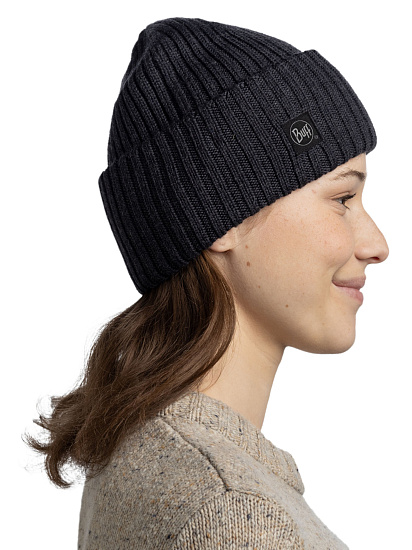 Шапка Buff Knitted Erviny Graphite - Фото 2 большая