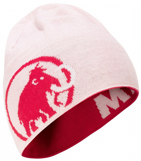 Шапка Mammut Logo Dragon Fruit/Blush - Фото 2 большая