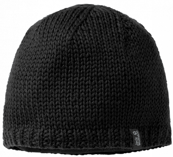 Шапка Jack Wolfskin Stormlock Black - Фото 1 большая