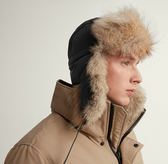 Шапка Canada Goose Aviator Black - Фото 2 большая