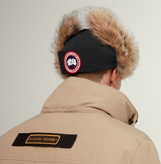 Шапка Canada Goose Aviator Black - Фото 3 большая