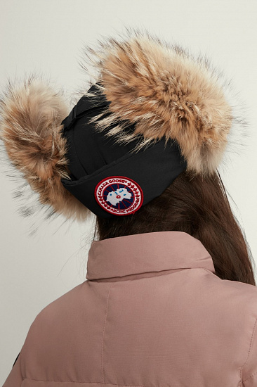 Шапка женская Canada Goose Aviator Black - Фото 4 большая