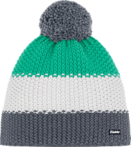 Шапка Eisbar Star Pompon Anthrazit/White/Mineral Green
