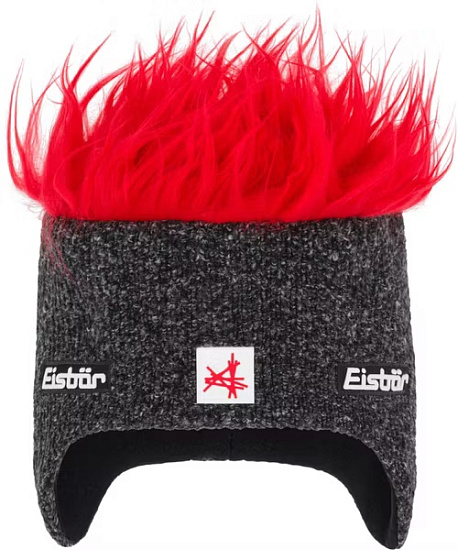 Шапка Eisbar Cocker Grafit/Rot - Фото 1 большая