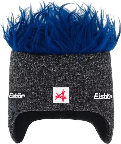 Шапка детская Eisbar Penny Grafit/Blau - Фото 1 большая