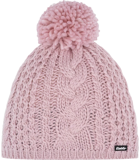 Шапка Eisbar Afra Pompon Pink Clay - Фото 1 большая