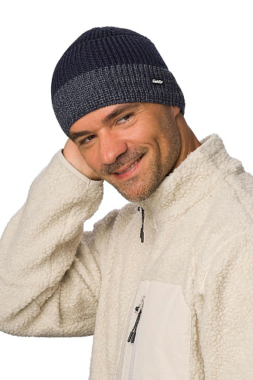 Шапка Eisbar Caris D.Cobaltmel/Nachtmel/Schwnacht - Фото 4 большая