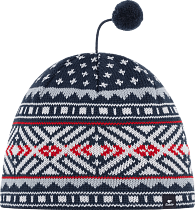 Шапка Eisbar Hanz Dark Cobalt/White/Fjord/Ketchu