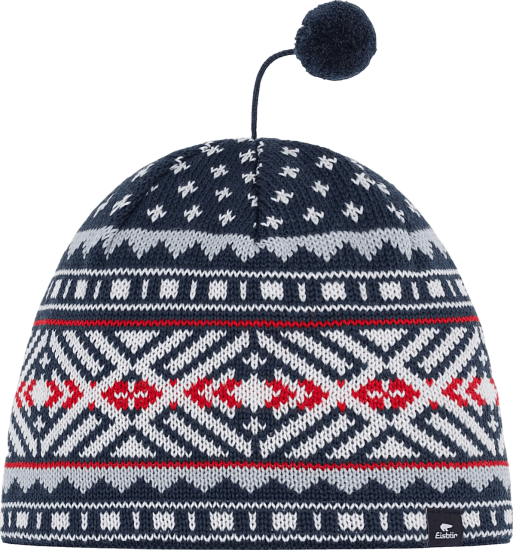 Шапка Eisbar Hanz Dark Cobalt/White/Fjord/Ketchu - Фото 1 большая