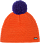 Шапка Eisbar Jamie Pompon Dark Orange/Ultra Violett - Фото 1 малая